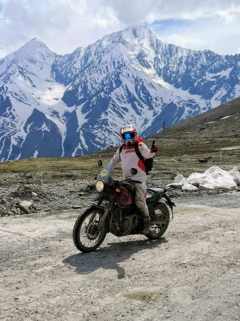 Adam James at Kunzum Pass